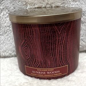 Bath and Body Works SUNRISE WOODS 3 Wick Candle